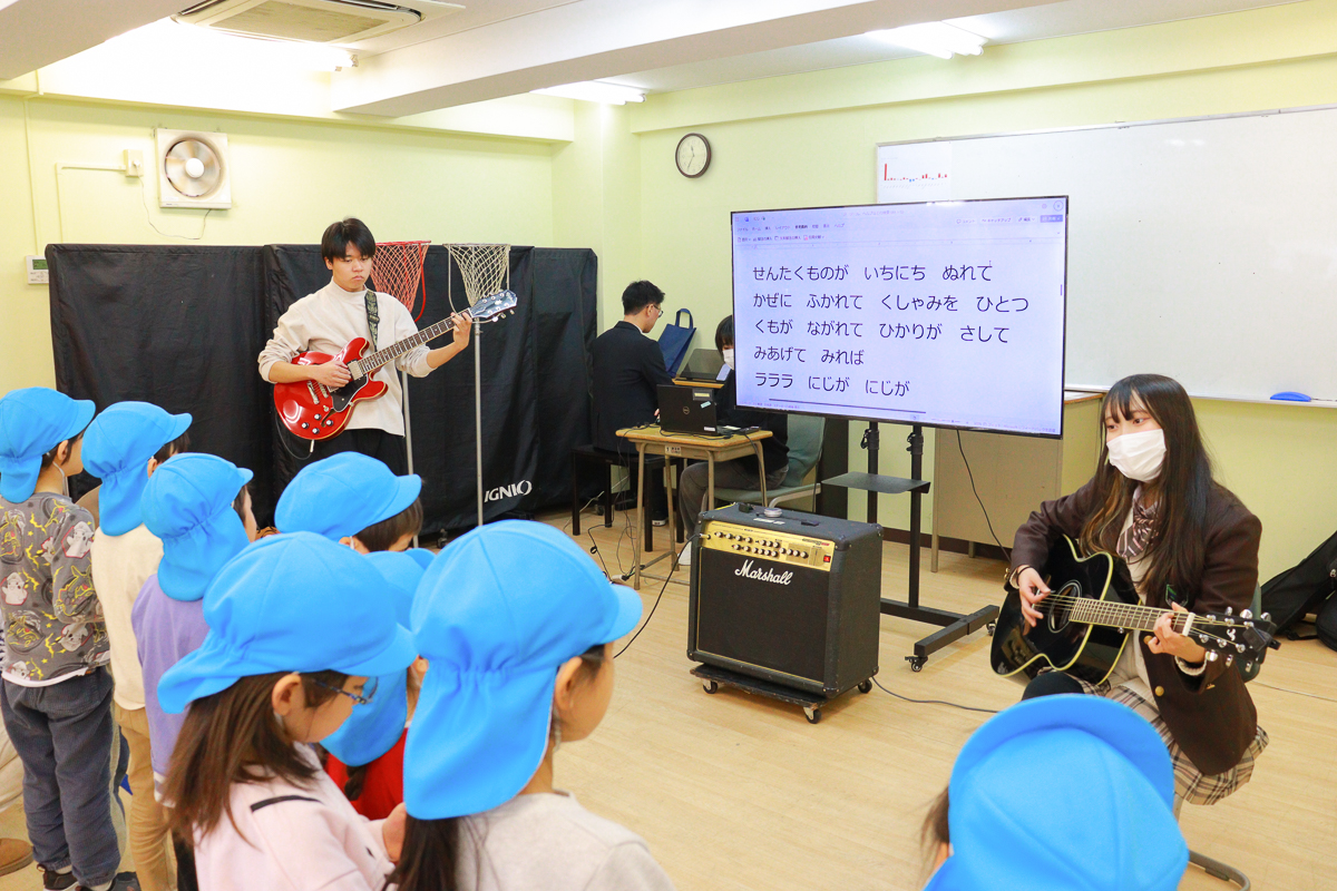 卒園を祝う会の様子