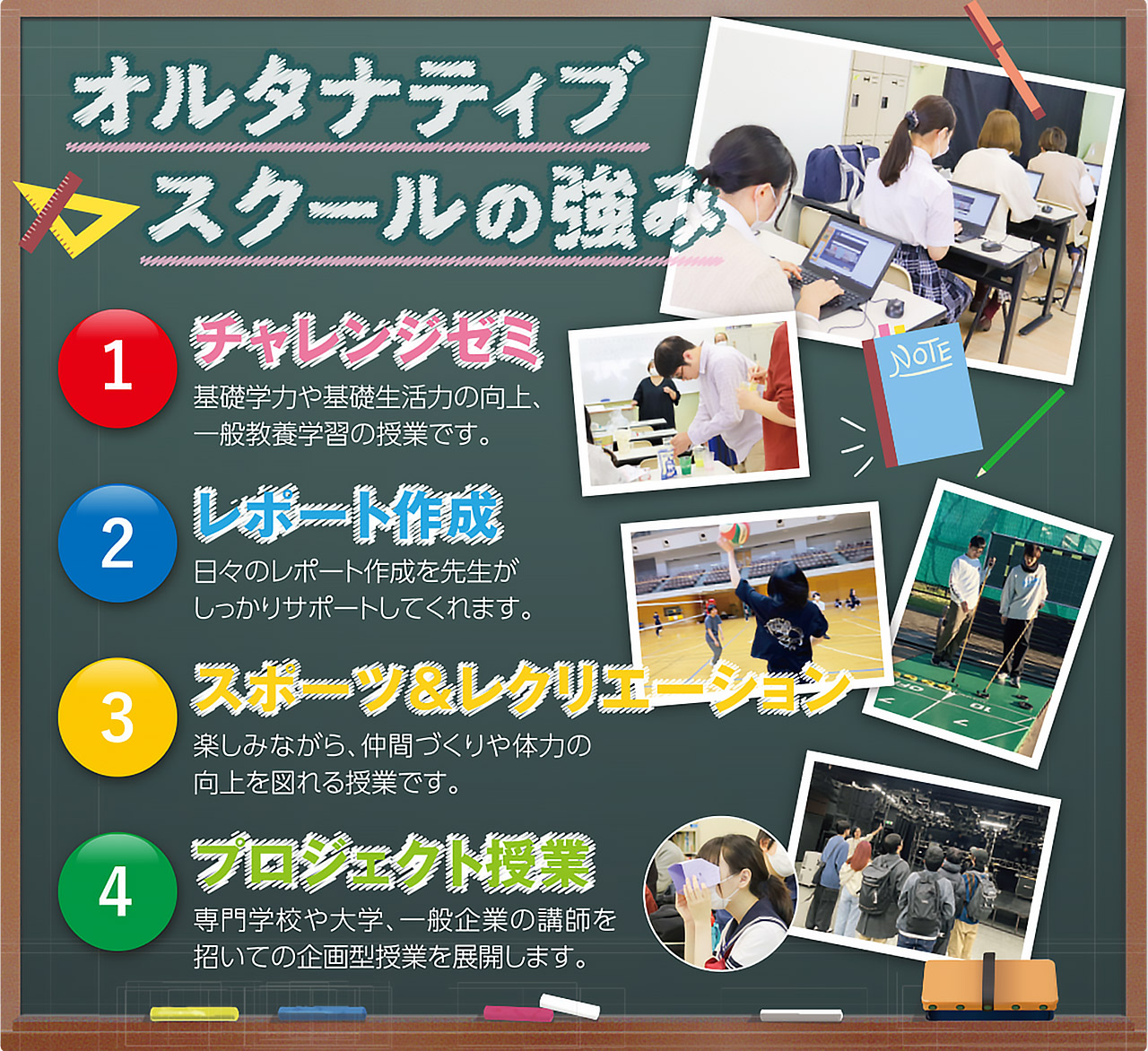 オルタナティブスクールの強み