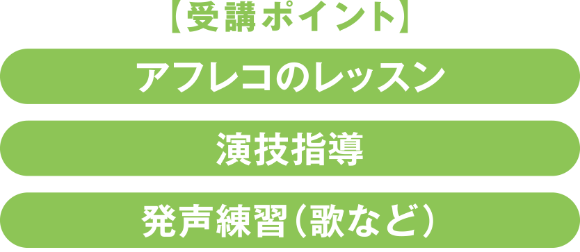受講のポイント